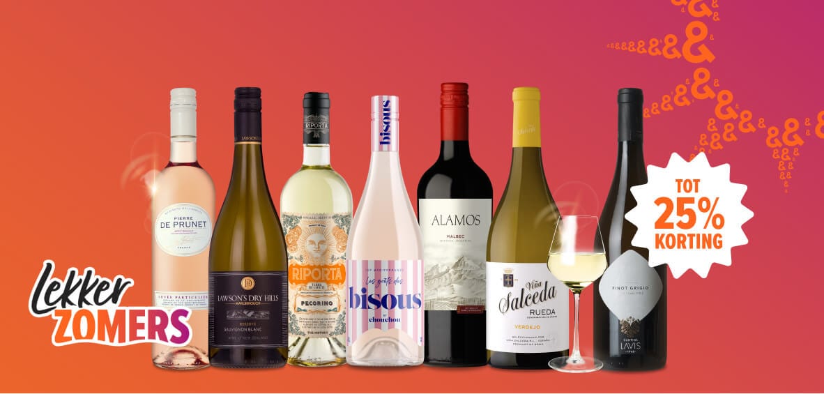 Zomerse wijn deals. Ontdek de smaken van de zomer! Nu extra voordelig 